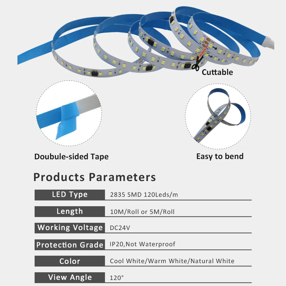20M 15M 5M 10M fließendes Wasser fließendes LED-Streifenlicht DC24 WS2811 SMD2835 Pferderennen Pixel adressierbares flexibles lineares Lampenset